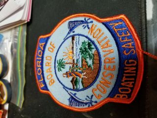 Florida Board Of Conservation Boating Safety Patch Fishing/sportsmen