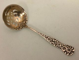 Dominick & Haff Rococo Sterling Silver Sugar Sifter,  Retailed By Theodore Starr