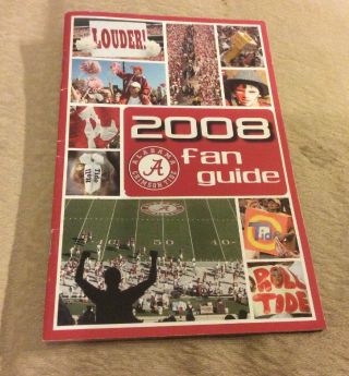 Alabama Crimson Tide 2008 College Football Fan Guide