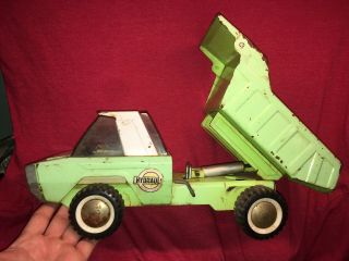 Vtg Buddy L Hydraulic Dump Truck Pressed All Steel Bed & Complete Toy