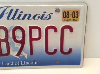 Illinois HAM RADIO KB9PCC License Plate Amateur Operator Sign KB9 PCC Abe Bust 3