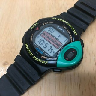 Vintage Casio Jp - 200w Japan Mens Digital Pulse Alarm Chrono Watch Hours Batt