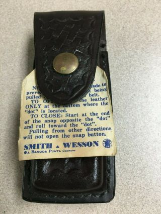 Vintage Smith And Wesson Leather Sheath 109w