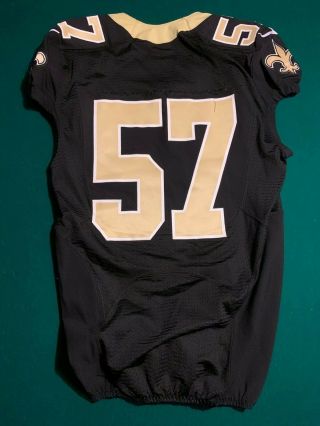 57 Orleans Saints Size 40 2016 Game Worn / Issue Jersey