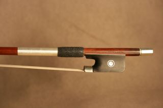 A Fine Old Antique French Master Violin Bow Made By Louis Bazin,  Listen & Watch.