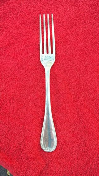Christofle Malmaison Large Dinner Fork Sterling Silver 8 1/8 Inches