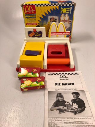 Vintage 1993 Mcdonalds Happy Meal Magic Pie Maker Mattel 11213