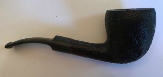 W.  O.  Larsen Bent Pot Rusticated Briar Pipe: Estate Item 2