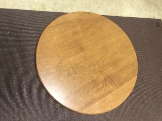 Tell City Chair Company Solid Hard Rock Maple Andover Large Lazy Susan