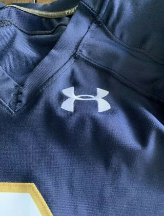 Jerry Tillery Notre Dame Football 2014 Game Issued Authentic Under Armour Jersey