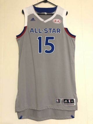 2017 Nba All Star Kemba Walker Game Issued Signed Jersey Meigray Loa Hornets
