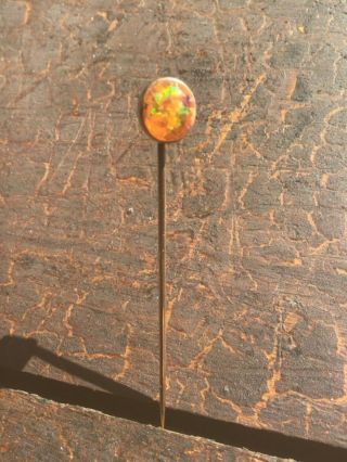 Antique Gold Hat Pin Signed J.  W.  D.  Moodie Early 1800’s “very Rare”