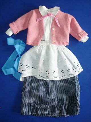 Kathe Kruse Skirt Blouse Apron Sweater & Blouse Set Fits 20 " Doll Germany 1980s