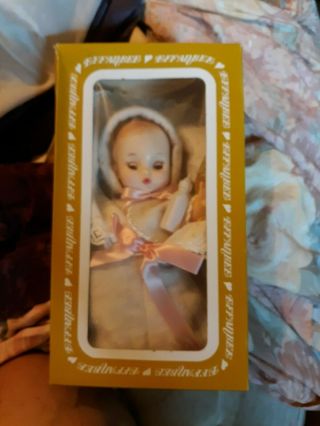 Vintage Effanbee Tiny Tubber Baby Doll 1960s Drink Wet Nib