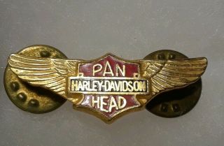 Harley Davidson Pan Head Wings Pin