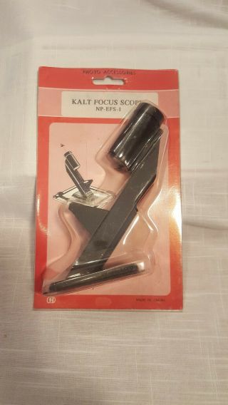 Vintage Kalt Focus Scope Enlarging Focusing Magnifer For Darkroom Enlarger