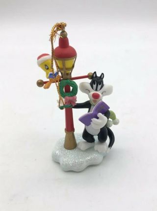 Vintage Looney Tunes Christmas Ornament By Matrix Sylvester The Cat & Tweety