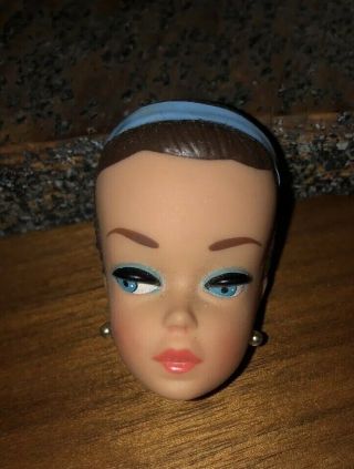 High Color Fashion Queen Vintage Barbie Head 1960’s Paint No Green