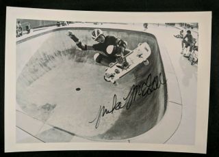 Mike Mcgill Signed Powell Peralta Skateboarding Photo