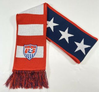 Nike Team Usa Scarf Uswnt Usmnt World Cup Soccer Olympics Red White Blue America