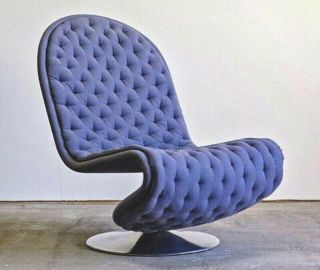 Verner Panton Chair For Fritz Hansen,  Easy Lounge Chair,  System 1 - 2 - 3 Deluxe