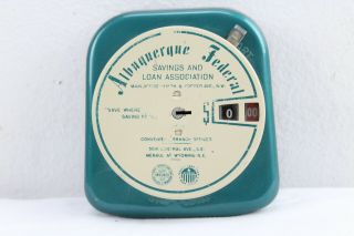 Vintage Add A Coin Bank Advertising From Alburquerque Federal Usa Made