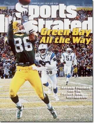 January 20,  1997 Antonio Freeman,  Green Bay Packers Sports Illustrated A