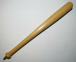 Vintage Wooden Baseball Bat Pen