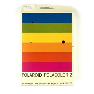 Polaroid Polacolor 2 Land Film 108 Vintage Expired 1976