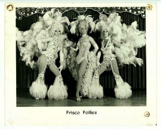 Female Impersonator Jamie James Vtg Drag Queen Photo Frisco Follies Lgbtq Gay