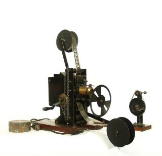 1914 Paramount Model B Chain Drive 35mm Movie Projector Edison Kinetoscope Era
