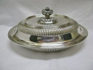 Tiffany Co Sterling Silver Art Nouveau Covered Serving Dish 1883 No Mono 39.  3 To