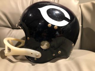 Vintage Chicago Bears Game Worn Helmet Rare Nfl 1960s