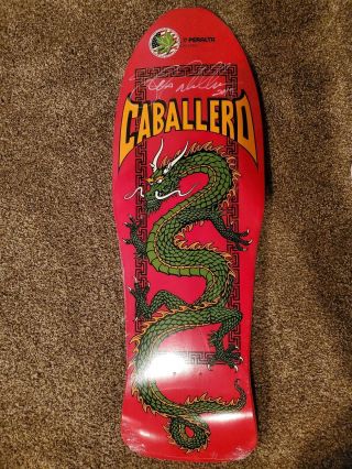 Signed Steve Caballero Skateboard Deck