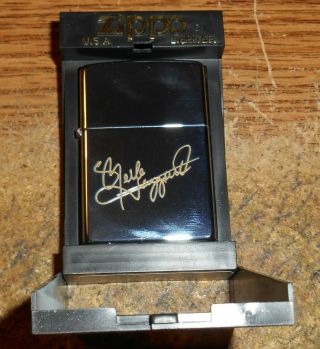 2000 Zippo Merle Haggard Signature Full Size Lighter/nib/very Rare