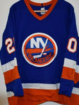1984 - 85 Mats Hallin York Islanders Game Worn Jersey