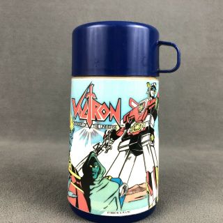 Voltron Thermos Vintage 1984 By Aladdin Superhero Comic Cartoon Tv Show