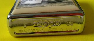 ZIPPO Lighter: SCRIMSHAW TALL SHIPS.  B February 2006. 2