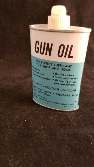 WESTERN FIELD GUN OIL VINTAGE OIL TIN CAN - NOS 2