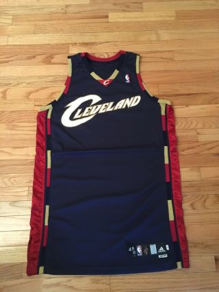 Cleveland Cavaliers Nba Authentic Adidas 2009 - 10 Game Issued Jersey Size 48
