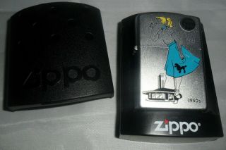 Unfired Zippo Lighter,  Dated 2008 Windy Girl 1950s