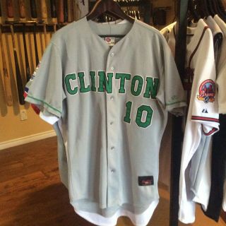 Clinton Lumberkings (expos) Game Worn/used/issued Jersey