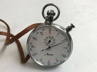 Vintage Minerva Chronograph Pocket Watch Switzerland Swiss Movement 294273