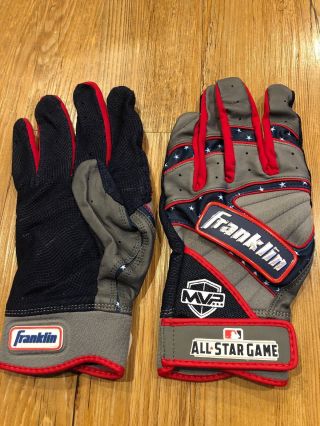 Jose Altuve All Star Game Mlb 2018 Batting Gloves Issued Houston Astros