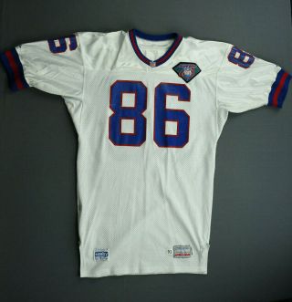 1994 Derek Brown York Giants Game Worn Apex Jersey Size 44 Notre Dame