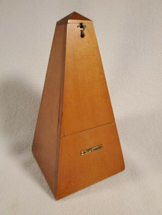 Vintage Pyramid Metronome De Maelzel By Seth Thomas 6 6208 Great
