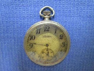 1915? Waltham Pocket Watch - 17 Jewels - Sub Dial - Nickeloid Case -