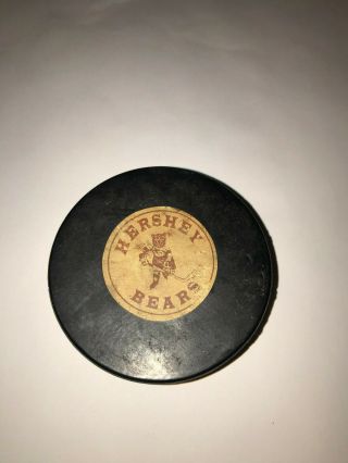 Rare Vintage Hershey Bears Ahl Hockey Puck,  Art Ross