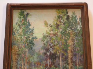 ANTIQUE FREDERICK JOHNSON OIL PAINTING CALIFORNIA EARLY LANDSCAPE AMERICAN OLD 3