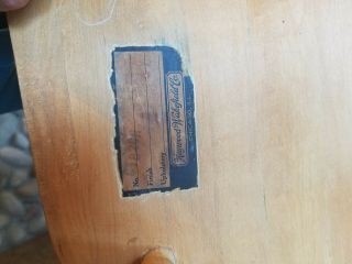 Heywood Wakefield Vintage High Chair natural maple convertible enamel tray 2
